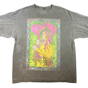 Pink Floyd Marquee 1966 Graphic T Shirt Gray L XL Vintage Style Rock